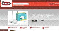 Desktop Screenshot of lojasgarcia.com.br